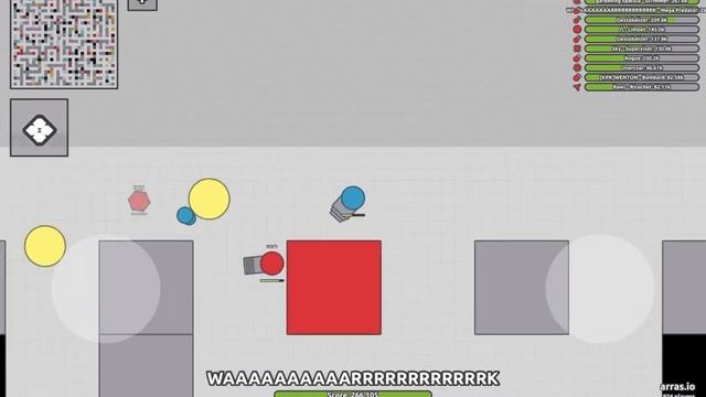 The Arena Closes While I Was Stacking Mega Predator Bullets (arras.io)