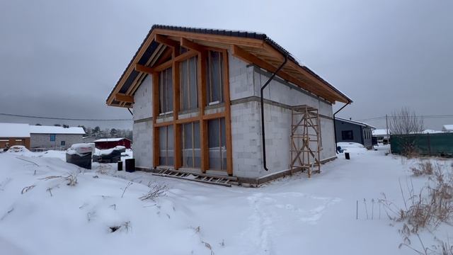 Отзыв заказчика на двухэтажный дом из газобетона