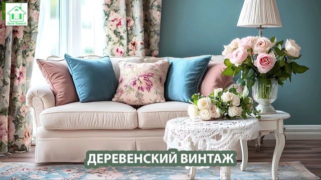 Деревенский интерьер в стиле Винтаж и фото идеи для оформления (8)