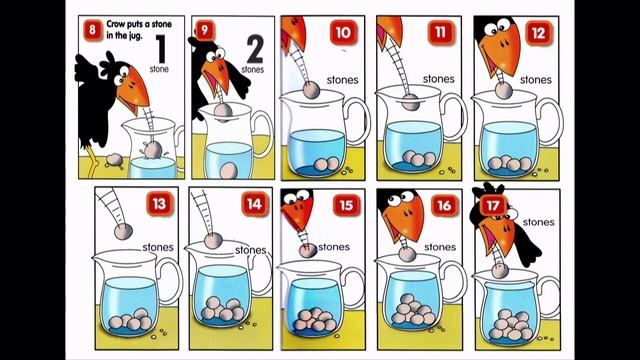 قصة الغراب الذكي للصف الثالث الابتدائي ( The clever crow story)