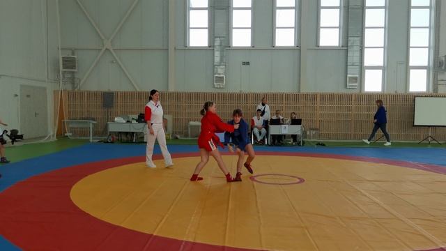Первенство Добровского муниципального округа по самбо среди девочек 2013-2014 гр вк 44 кг