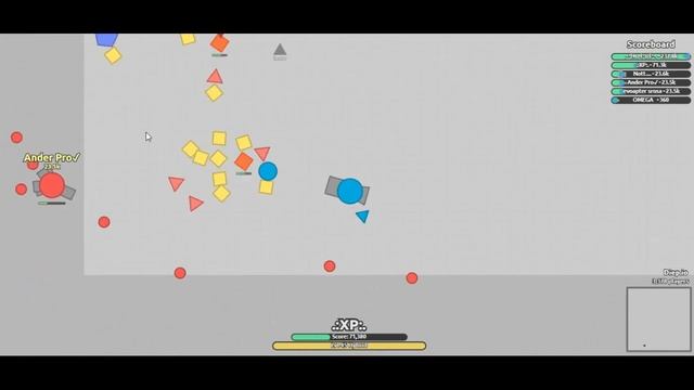 Diep.io | Funny moments with friends in diep.io sandbox