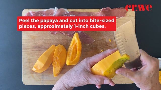 How to Make Prosciutto with Papaya - Super Easy Recipe!