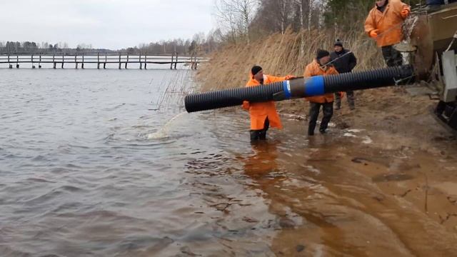 ЗАРЫБЛЕНИЕ 1-го ПРУДА. Владимировка 08.04.2022