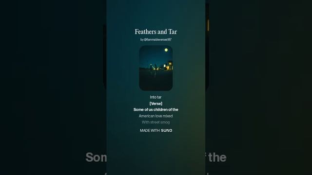 Feathers and Tar