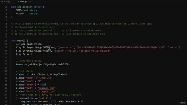 010 Setting up a simple program to generate tokens for testing