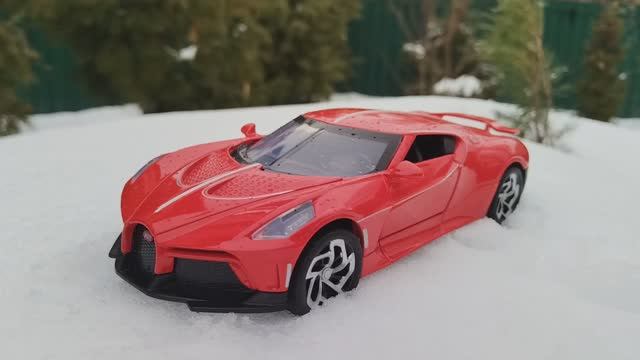 Обзор модели Bugatti La Voiture Noire в масштабе 1:24