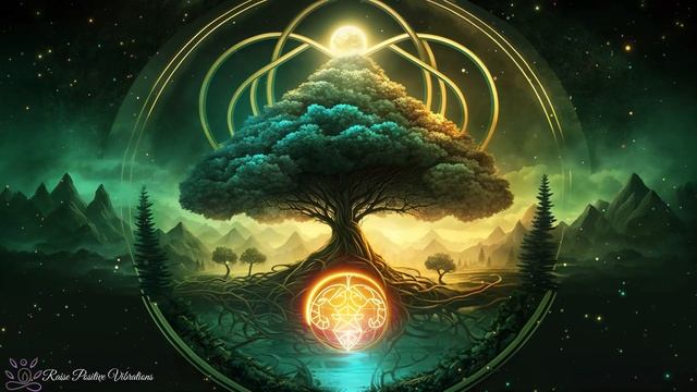 Tree OF life | 417 Hz🌀Cleans the Aura and Space | Heal Root Chakra | Attract Prosperity  LUCK & LOV