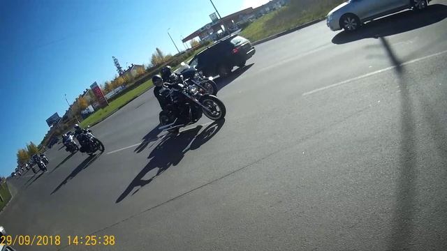 Закрытие мотосезона, Братск 2018.