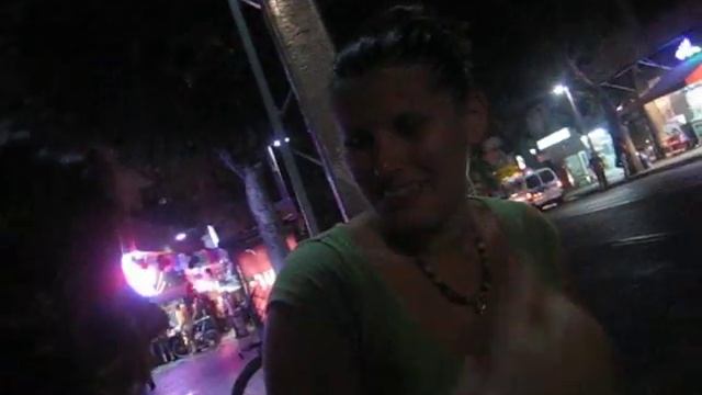 drunk outside