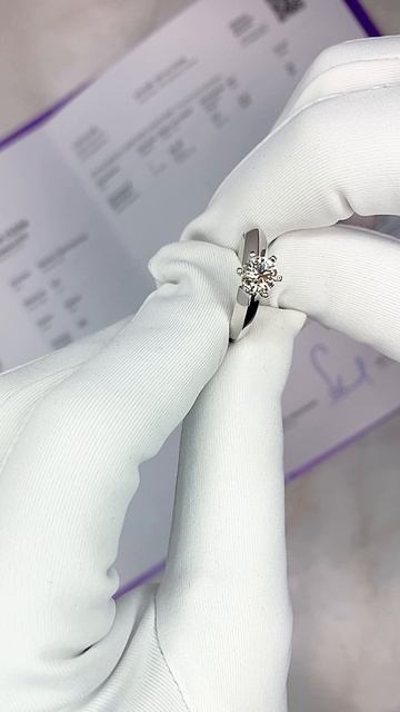 Кольцо с бриллиантом арт: К9040