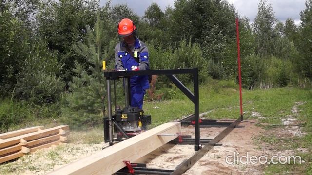 Пилорама Бензиновая Шинная 6 л.с