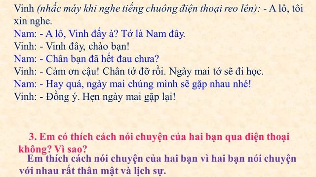 Day hoc Đao đuc Lop 2 Tuan 23 Lich su khi nhan va goi dien thoai tiet1