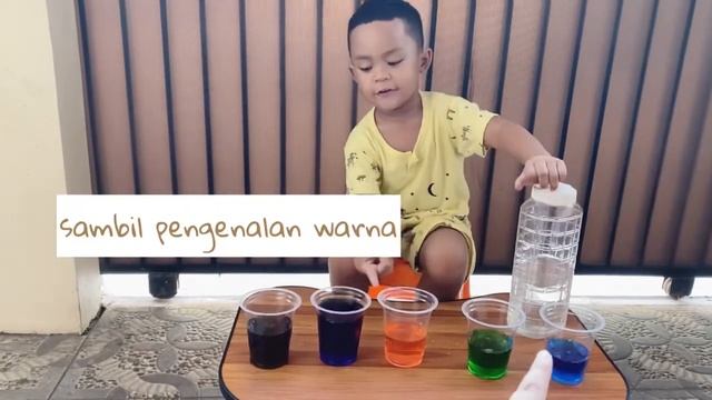 IDE BERMAIN ANAK - Menuang Air Sesuai Takaran