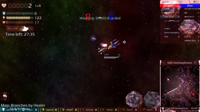 EPIC Rumble game against Hacker! | Starblast.io