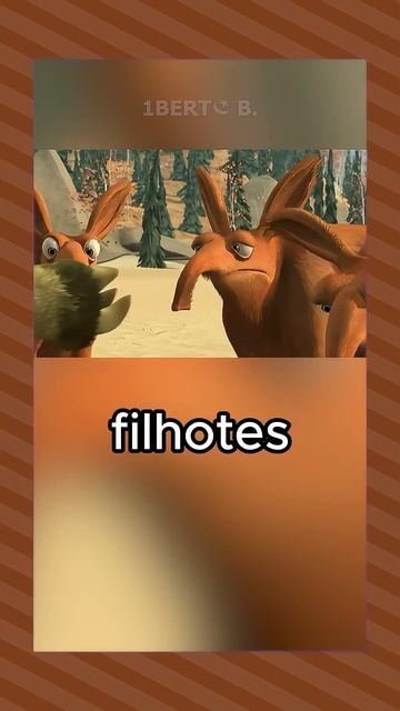 Você sabia que no filme A Era do Gelo