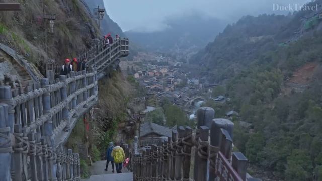 Sedang Viral!! Ditemukan Sebuah Desa Kuno Bersejarah Di China Bagaikan Lukisan