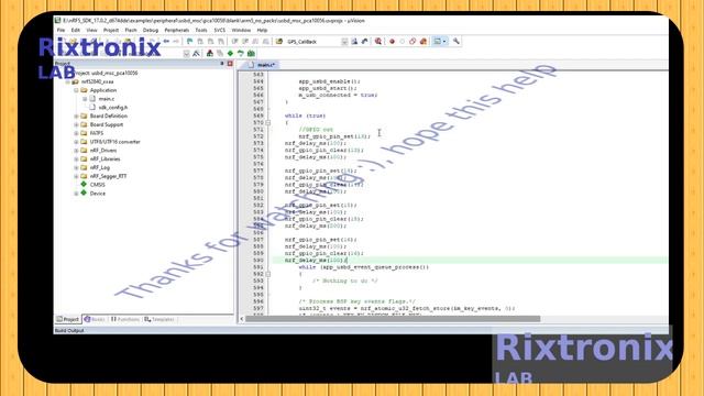 GPIO Initialized GPIO Out nRF52840 Run Easy