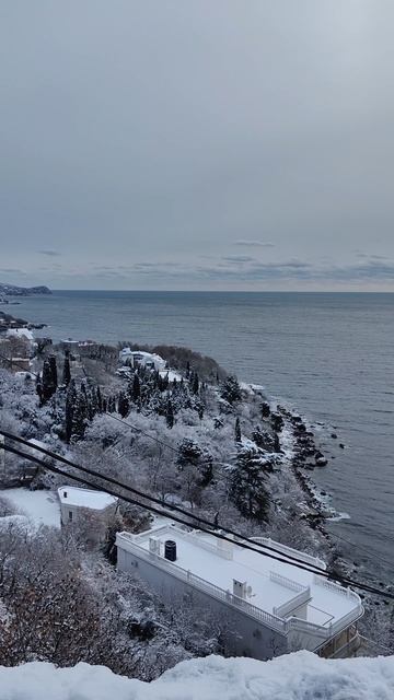 Зимняя сказка в Алупке #КрымЗимой #Февраль2025