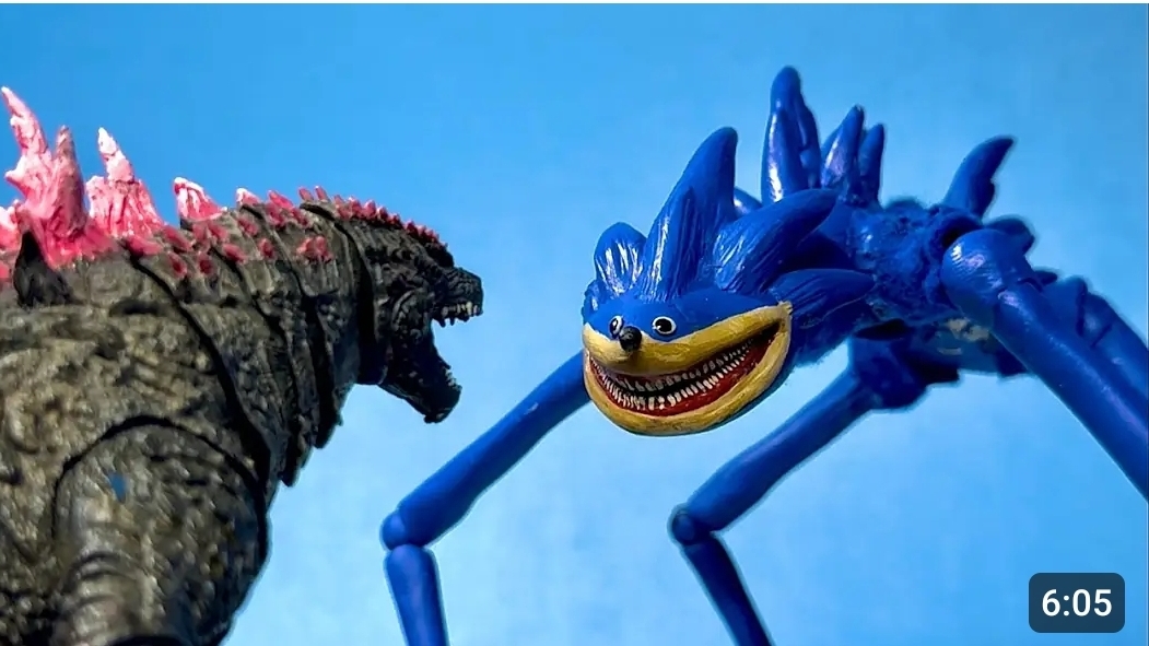Godzilla Evolved VS Shin Sonic