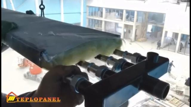 Установка коллектора на подвешенную систему