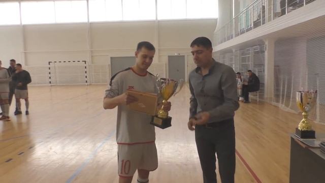Награждение. Чемпионат Пскова по мини-футболу