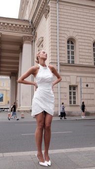 Свадебное платье Фрезия из коллекции «Цветочная феерия» 2025 от бренда Anna Kuznetcova