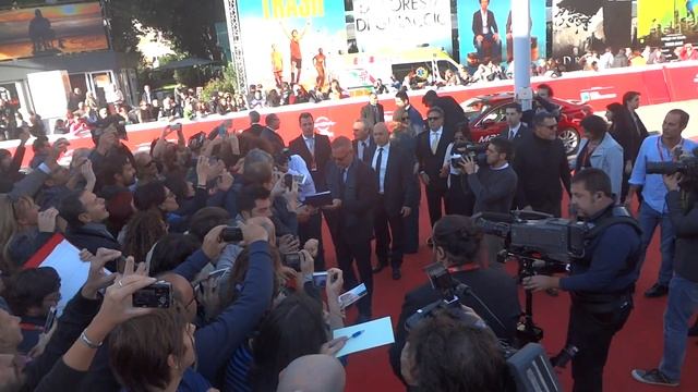 Kevin Costner Black and White at Rome Film Fest - Red Carpet