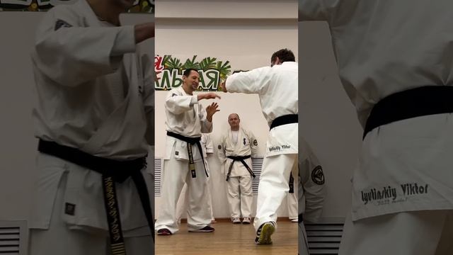 Кёкусин-Кик / Зимняя Школа ФКР-2025 / Уклон от джеба-8 / Сихан Станислав Винокуров (25)