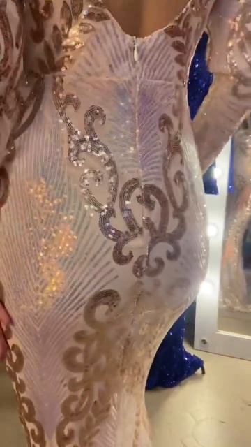 Блестящее платье на Новый год! #dress #платья