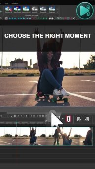 Эффект застывшего кадра в VSDC