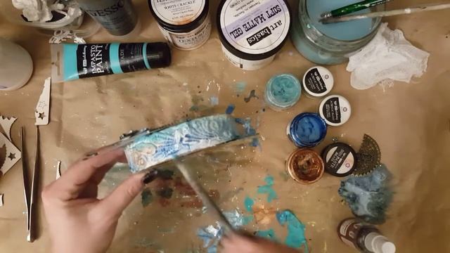 Altered cheese box "Journey" - Фоторамка из сырной коробки