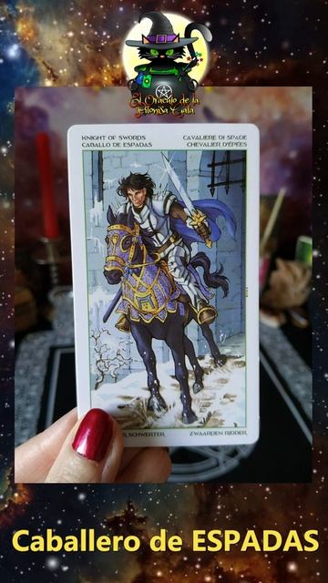⚔ CABALLERO de ESPADAS🔪Significado de las cartas del TAROT🧙♂️ ARCANOS MENORES😺CABALLO de ESPADAS