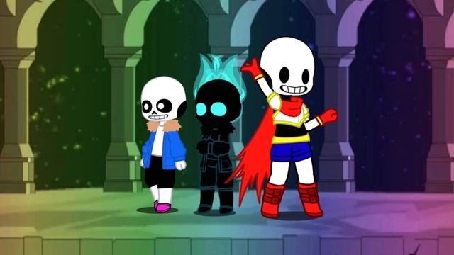 Papyrus,nightmare sans,classic sans