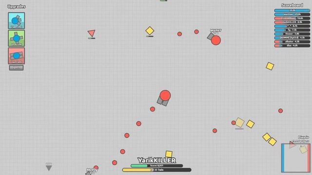 DIEP.IO №7 ПРЕДЛАГАЮ ПОИГРАТЬ СО МНОЙ!!!