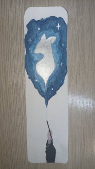 Рисунок гуашью / Патронус