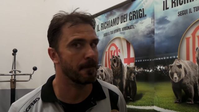 Mister D'Angelo ai microfoni di Radio Bussola 24 al termine di Alessandria Salernitana