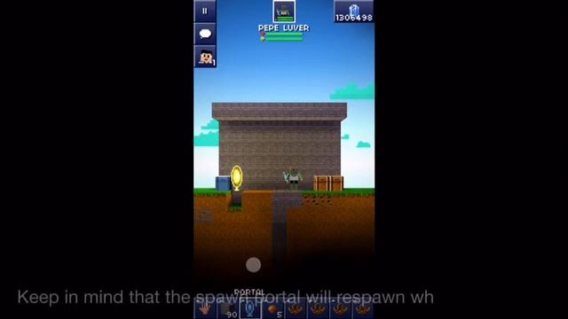 Blockheads 1.6.1 How to COMPLETELY remove spawn portal (No Jailbreak/Root)