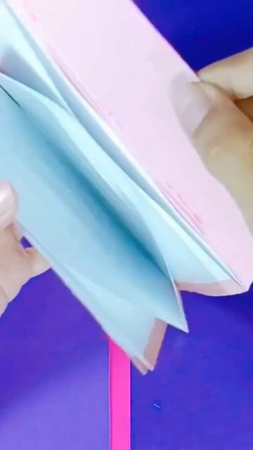 my pink paper file folder ! so cute! #shorts #art #diy #satisfying