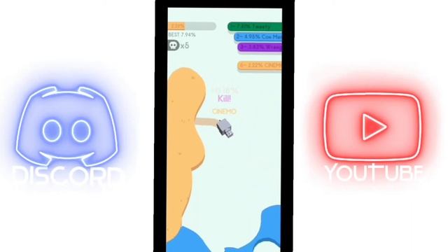 Kill 5 people challenge in Paper . io 2