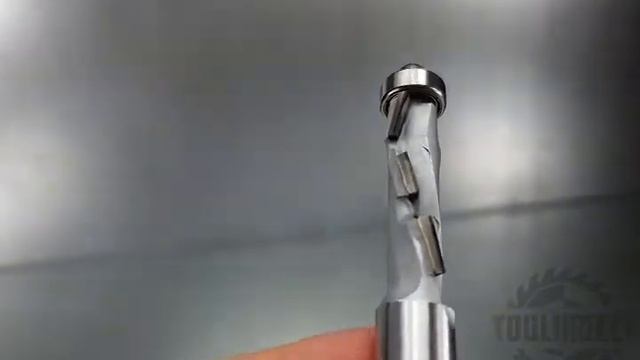 Алмазная фреза (PCD) кромочного типа  Z1+1 (нижний подшипник) обгонного класса для фрезеров ручных