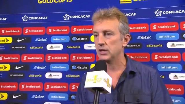 El Salvador Coach Alberto ROCA Pre-Match Interview #GoldCup2015 #CopaOro2015 @fesfut_sv