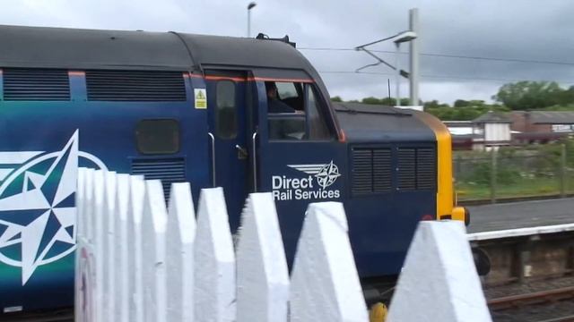 Activity on the Barrow/Leeds line at Carnforth