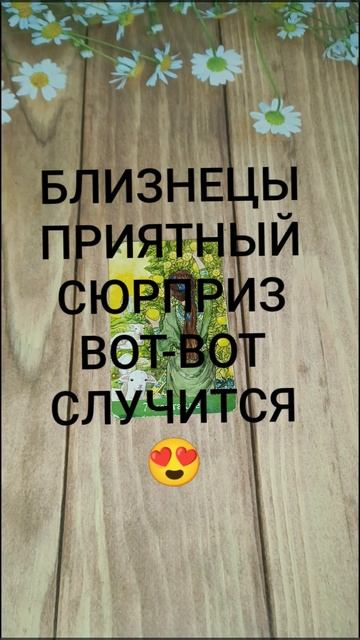 #БЛИЗНЕЦЫ ПРИЯТНЫЙ СЮРПРИЗ ВОТ-ВОТ СЛУЧИТСЯ 💖🥰😍#ГаданиеНаБудущее #ГаданиеТаро #ТароПрогноз