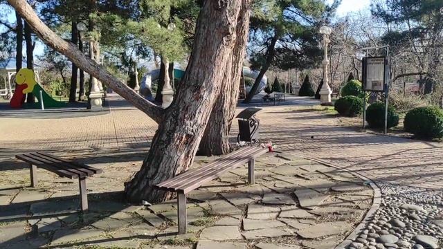 Андреевский парк и Собор Андрея Первозванного. Геленджик. Февраль 2024.