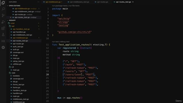 016 Testing API routes