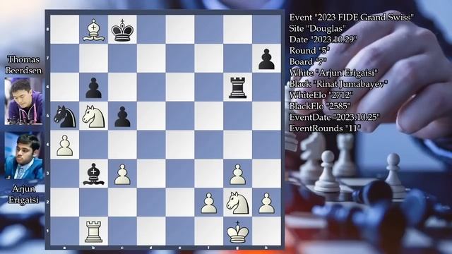 Erigaisi Leading at FIDE Grand Swiss 2023