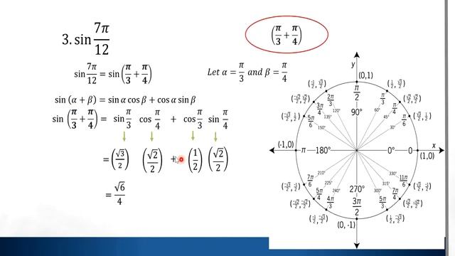 Sine: Sum and Difference Identities
