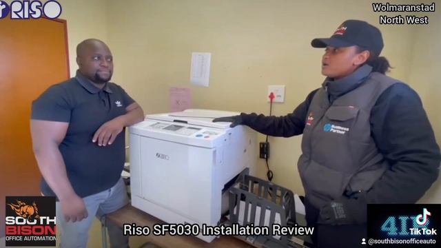 Riso SF5030 Digital Duplicator Installation - Wolmaranstad