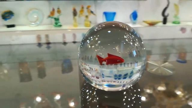 Original Murano Glass handmade Aquarium Fishball